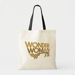 Bolso De Tela Logo del 75º aniversario de la Mujer Maravilla