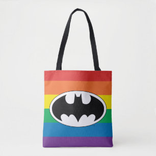 Bolso De Tela Logo del arco iris de Batman