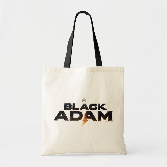 Bolso De Tela Logo del Black Adam (Frente)