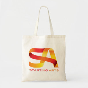Bolso De Tela Logo del Tote de Artes Iniciales 2021