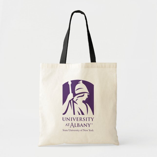 Bolso De Tela Logo icónico de la Universidad de Albany (Frente)
