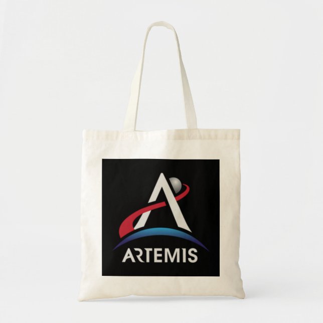 Bolso De Tela Logo oficial del Programa Artemis de la NASA SD No (Frente)