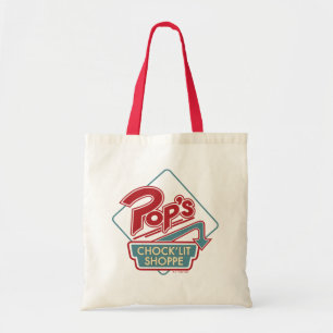 Bolso De Tela Logo rojo de la tienda "chock'Lit" del Pop