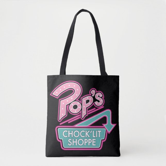 Bolso De Tela Logo rosa de la tienda "chock'Lit" del Pop (Anverso)