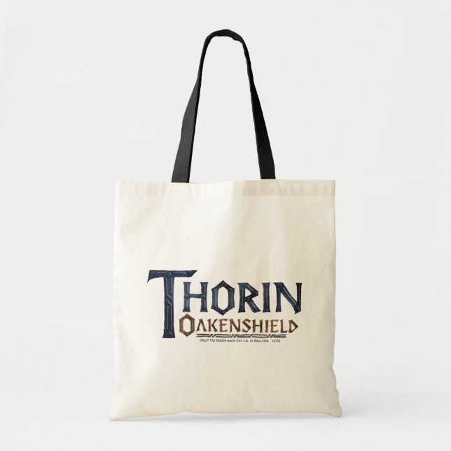 Bolso De Tela Logo THORIN OAKENSHIELD™ Azul (Frente)
