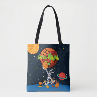 Bolso De Tela Logotipo BUGS BUNNY™, DAFFY DUCK™ y TAZ™ SPACE JAM