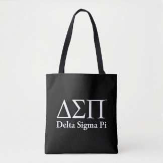 Bolso De Tela Logotipo Clásico de Delta Sigma Pi