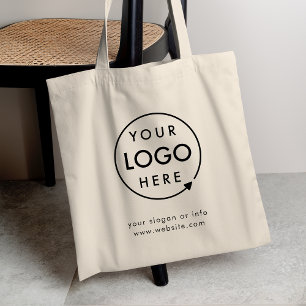 Bolso De Tela Logotipo comercial   Empresa profesional