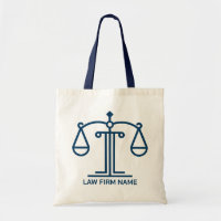 Logotipo de balanza de justicia estilizado