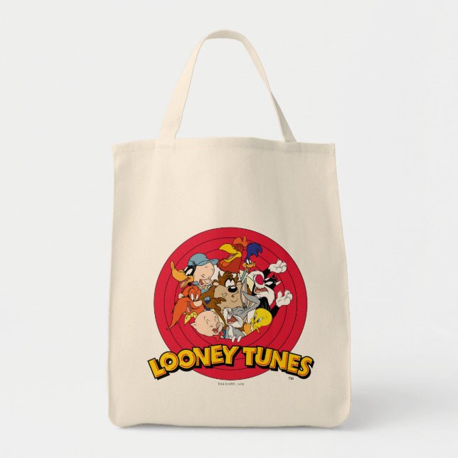 Bolso De Tela Logotipo de caracteres LOONEY TUNES™ (Frente)