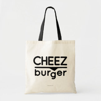 Bolso De Tela Logotipo de Cheezburger (negro)