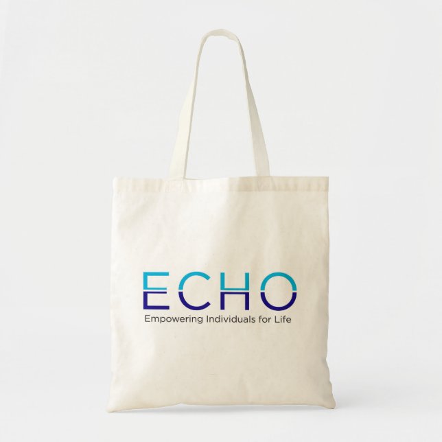 Bolso De Tela Logotipo de ECHO (Frente)