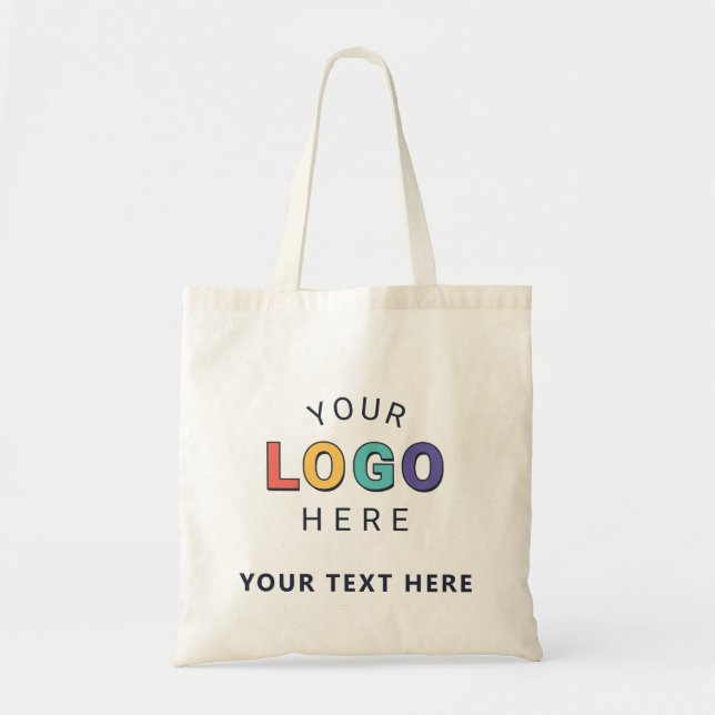 Bolso De Tela Logotipo de firma (Frente)