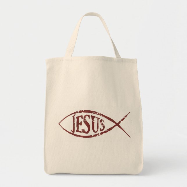 Bolso De Tela logotipo de jesus (Frente)