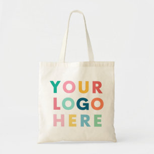 Bolso De Tela Logotipo de la Compañía Empresarial Pequeña person