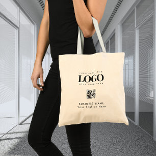 Bolso De Tela Logotipo de la empresa personalizado Código Qr Min