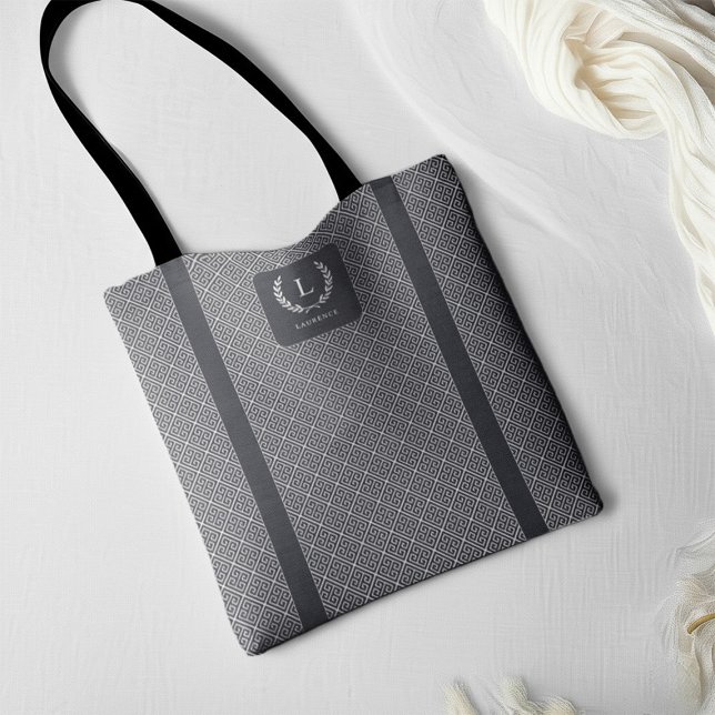 Bolso De Tela Logotipo de negocio Monograma Carta Monograma Clav (Subido por el creador)