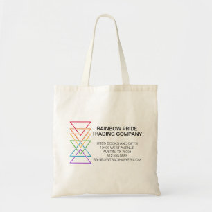 Bolso De Tela Logotipo de Orgullo Gay de la Compañía del Triángu
