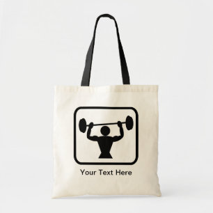Bolso De Tela Logotipo de personalizable Bodybuilder / Weightlif