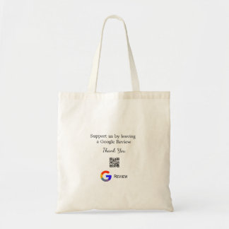 Bolso De Tela logotipo de reseña comercial de Google Scan QR res