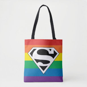 Bolso De Tela Logotipo del arco iris de Superman