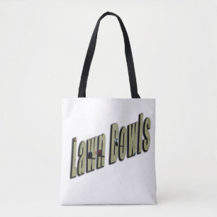 Bolso De Tela Logotipo dimensional del bol de césped,