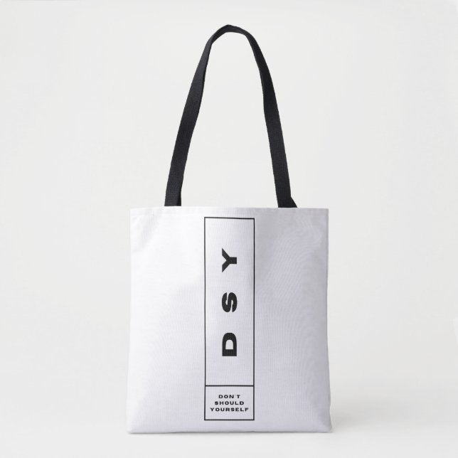 BOLSO DE TELA LOGOTIPO DSY UNO (Anverso)