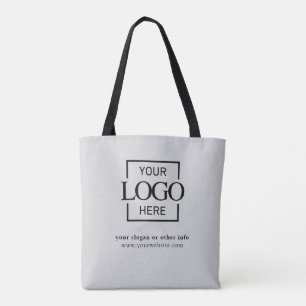Bolso De Tela Logotipo Empresarial Personalizado Minimalista Mod