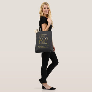 Bolso De Tela Logotipo Empresarial Personalizado Minimalista Mod