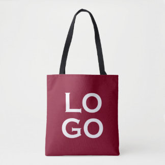 Bolso De Tela Logotipo personalizado de empresa o negocio en bur