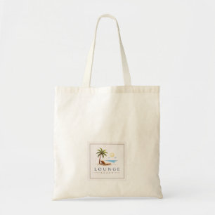 Bolso De Tela Logotipo personalizado de hotel de lujo de playa d
