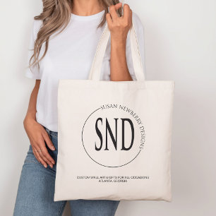 Bolso De Tela Logotipo personalizado para empresa o compras