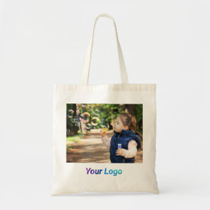 Bolso De Tela Logotipo personalizado simple minimalista elegante