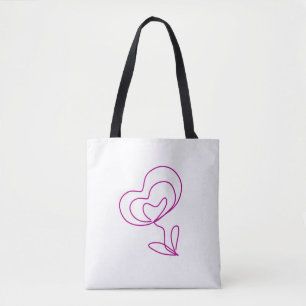 Bolso De Tela Logotipo personalizado simple minimalista elegante