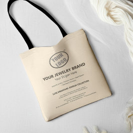 Bolso De Tela Logotipo promocional mínimo para la compra de joya