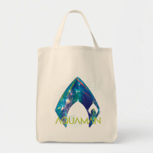 Bolso De Tela Logotipo refractado el   de Aquaman Aquaman