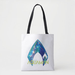 Bolso De Tela Logotipo refractado el   de Aquaman Aquaman