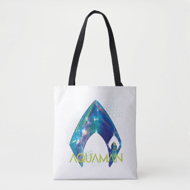 Bolso De Tela Logotipo refractado el | de Aquaman Aquaman (Anverso)