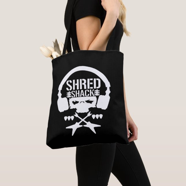 Bolso De Tela Logotipo "Shred Shack Bullet Club Parody" (Detalle)