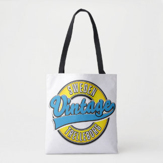 Bolso De Tela logotipo vintage de Trelleborg Suecia