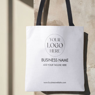 Bolso De Tela Logotipo y textos promocionales personalizados de