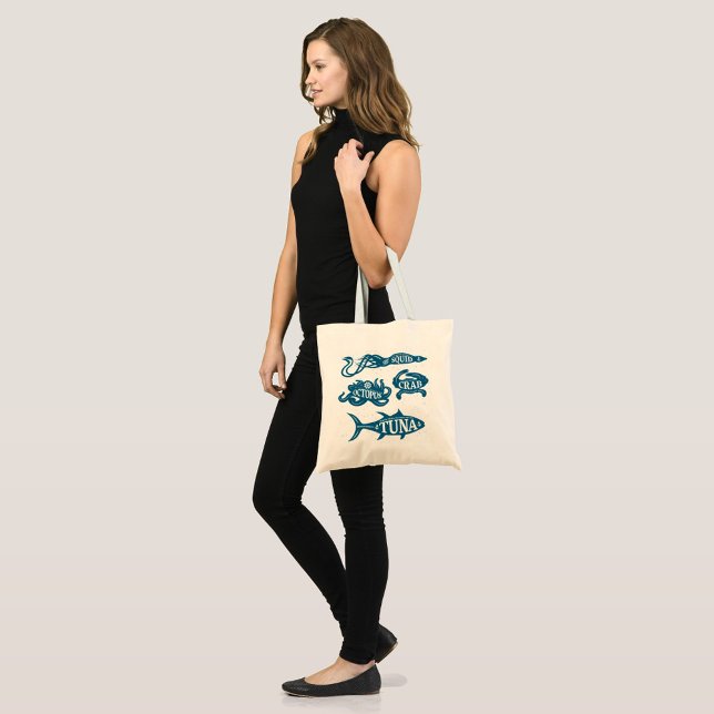 Bolso De Tela Logotipos de marisco (Printed on both sides
Machine washable!)