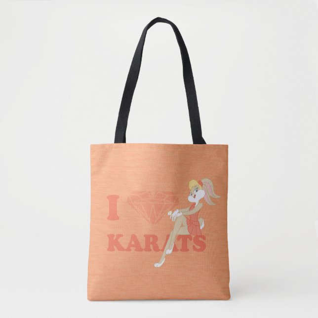 Bolso De Tela Lola Bunny I Heart Karats (Anverso)