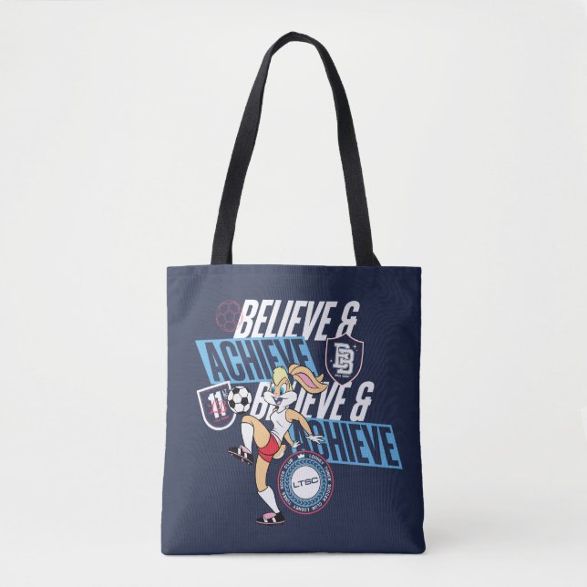 Bolso De Tela Lola Bunny LOONEY TUNES™ Soccer Club Graphic (Anverso)