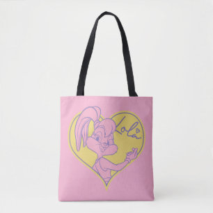 Bolso De Tela Lola Heart Signature