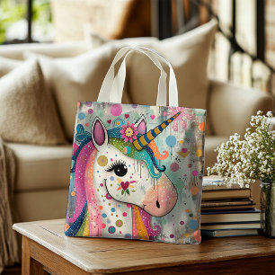 Bolso De Tela Lolli, el radiante unicornio