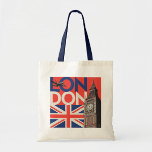 Bolso De Tela London Big Ben Inglaterra