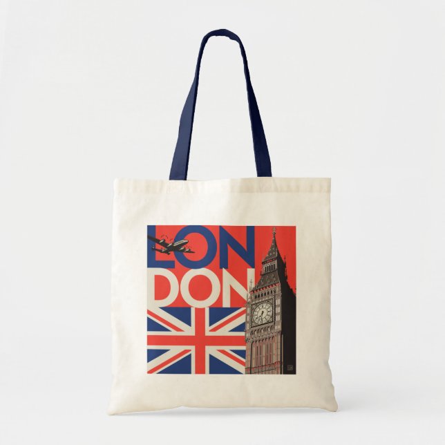 Bolso De Tela London Big Ben | Inglaterra (Frente)