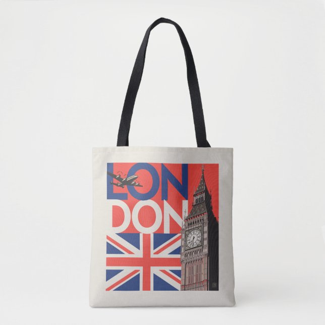 Bolso De Tela London Big Ben | Inglaterra (Anverso)