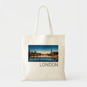 Bolso De Tela London Uk Skyline Reino Unido Inglaterra Souvenir